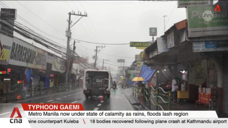 Powerful storm kills at least 12 in the Philippines