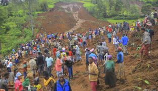 Search goes on after Ethiopia landslides kill 229