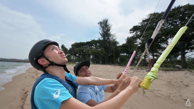 What is kitefoiling, the sport done by Singapore's Olympic medal hope Max Maeder – and just how hard is it?